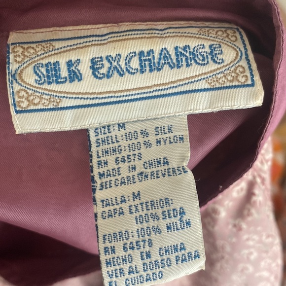 Vintage silk exchange jacket - Picture 7 of 7